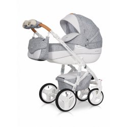 05 Grey Fox - Детская коляска Riko BRUNO LUXE  3 в 1